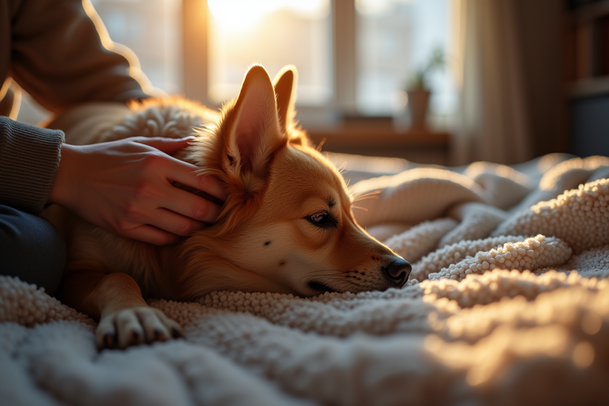 chien tremblant